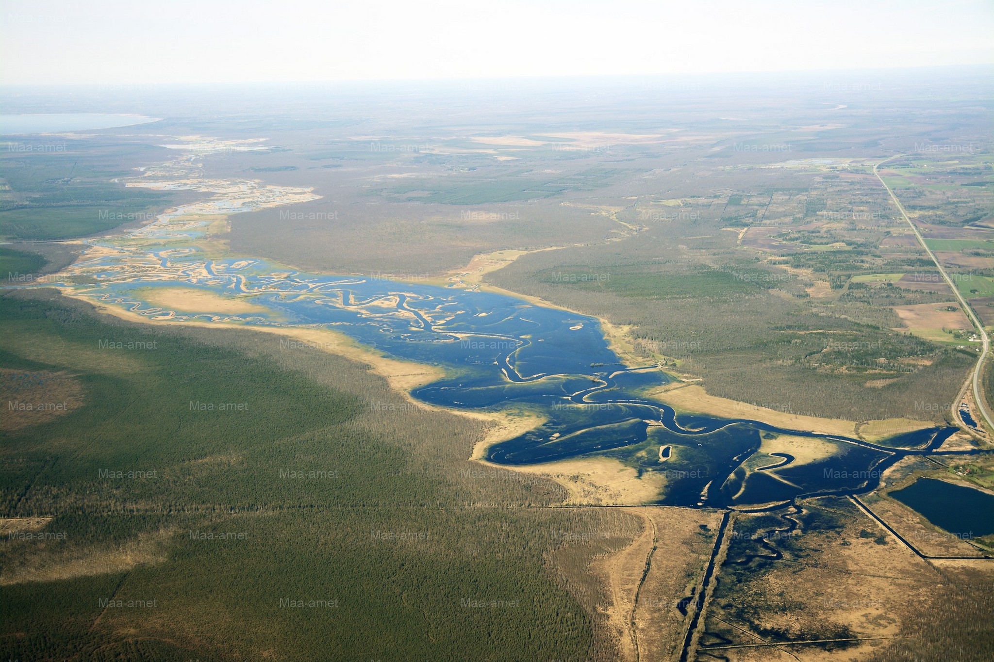 Poolepäevane Nr 6 Flooded Meadow Aerophoto Estonian Land Board 2024